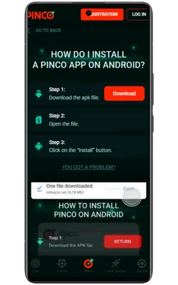 Pinco APK жүктөп алыңыз