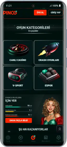 Pinco'daki çarpışma oyunları