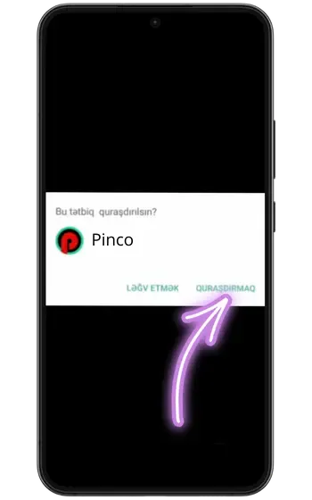 APK faylı quraşdırın